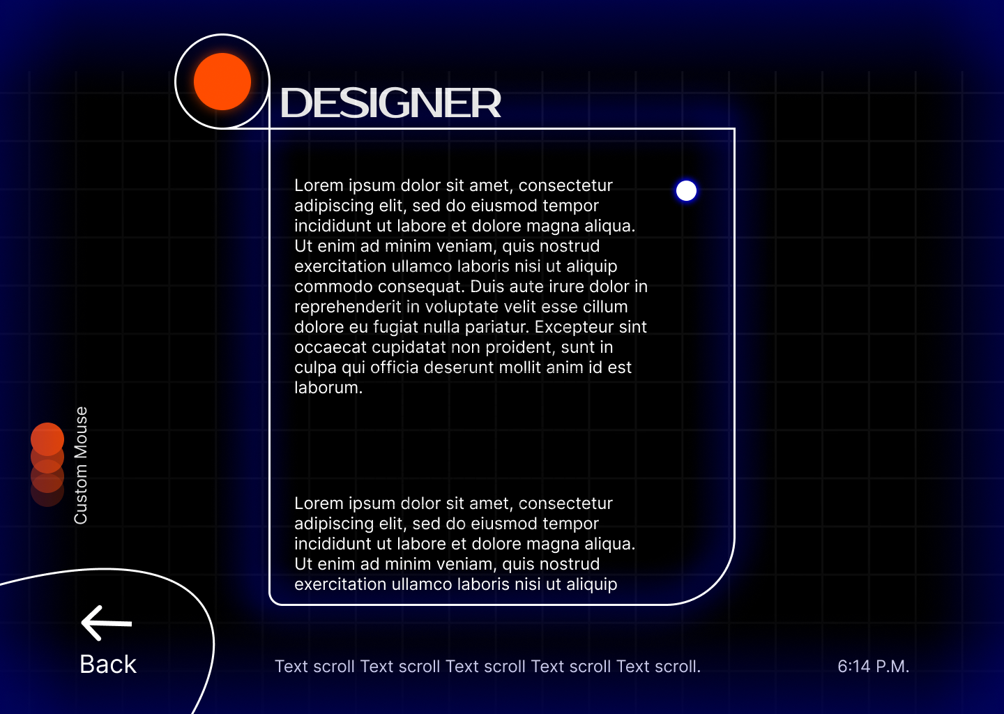 High fidelity mockup 2