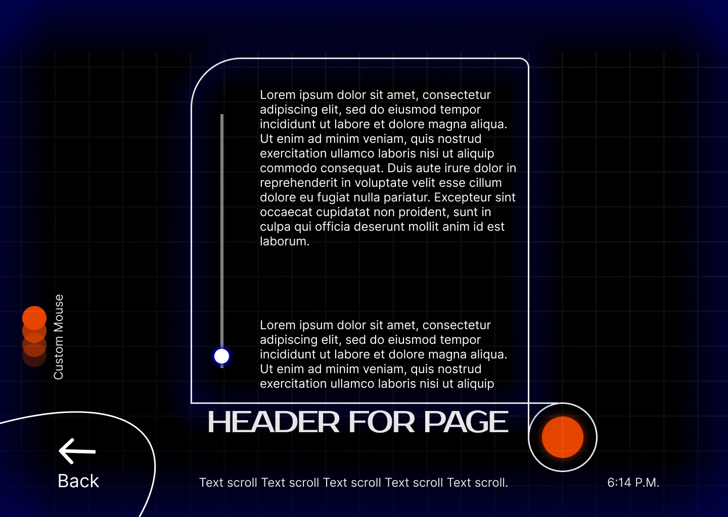 High fidelity mockup 3